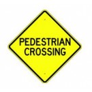 W-34 Pedestrian Crossing Sign
