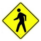 W11-2A Pedestrian Crossing Symbol Sign