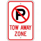 R-100 NO PARKING TOW AWAY ZONE
