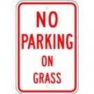 R-34 NO PARKING ON GRASS