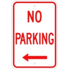 R-45L NO PARKING with Left Arrow