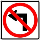 R3-2S NO LEFT TURN SYMBOL