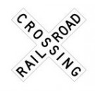 R15-1 48" x 9" Railroad Crossing Sign