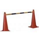 RCB6YB 3.35' - 6.6' Retractable Traffic Cone Bar