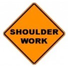 W21-5 Shoulder Work Sign