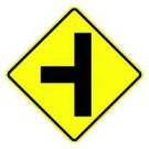 W2-2 Side Road Symbol Sign