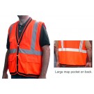 V210 Orange Surveyors Mesh Vest