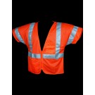 V250 Class 3 Orange Mesh Safety Vest