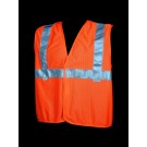 V40 Class 2 Orange Mesh Safety Vest