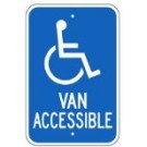 G-64 12" x 18" Van Accessible Handicapped Sign
