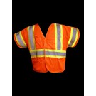 VB255 Class 3 Orange Mesh Safety Vest