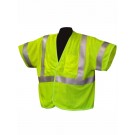 VFR3500 Class 3 Lime Fire Resistant Safety Vest