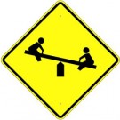 W15-1S Play Ground Symbol Sign