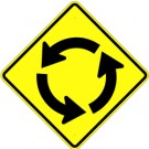W2-6 Round About Sign