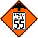 W3-5 Speed Reduction Arrow/ Speed Limit Sign