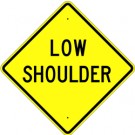 W8-9B Low Shoulder Sign