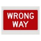 R5-9 Wrong Way Sign