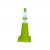 36" 10 lb Lime Green Traffic Cones with Collars | L3650-10-MM-LIME
