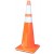 36" 10 lb Solid Orange Traffic Cones with Collars | L3650-10-MM