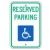 R7-8N 12" x 18" Reserved Parking Handicapped Sign